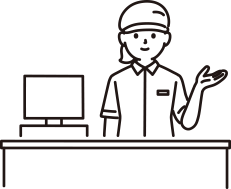 来店予約と整理券来店終了後に自由販売です