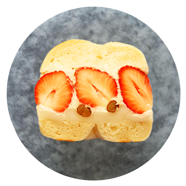 いちご大福サンド